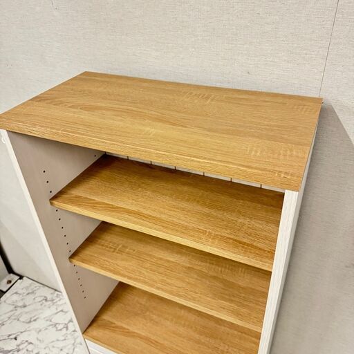  19392  【美品】NITORI 3段引き出し付 フリーラック 棚幅58   ◆大阪市内・東大阪市他 6,000円以上ご購入で無料