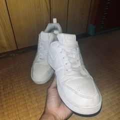 靴/ナイキコートホワイト