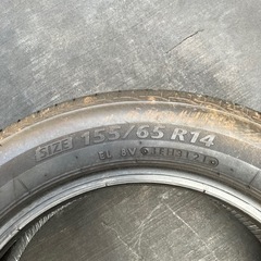 155／65／14タイヤ6本の画像