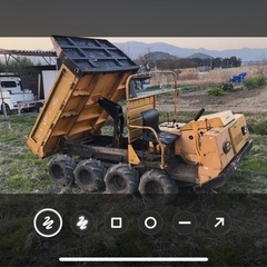 三菱8輪運搬車の画像