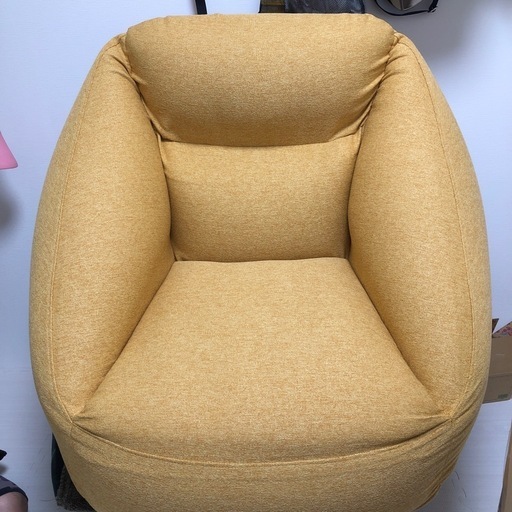 無印良品 空気でできたソファ イエロー