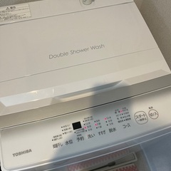 洗濯機 5kg laundry machine Toshiba ダブルシャワーウォッシュの画像
