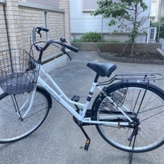 【26インチ中古自転車】ギヤなし、鍵あり、使用感あり