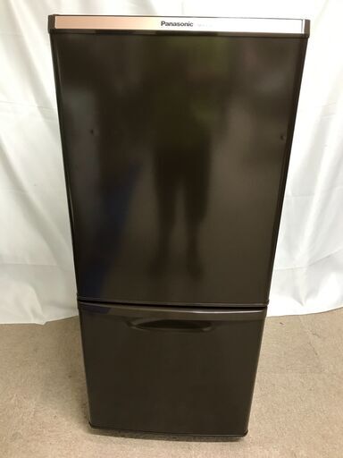 【北見市発】パナソニック Panasonic ノンフロン冷凍冷蔵庫 NR-B147W-T 2015年製 138L ブラウン 一人暮らし ⓵ (E2999wY)