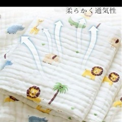 ⭐️新品⭐️6重ガーゼ ベビータオルケット 綿100%　 の画像