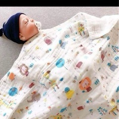 ⭐️新品⭐️6重ガーゼ ベビータオルケット 綿100%　 の画像