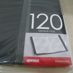 CD/DVDケース 120枚 BUFFALO　新品ですの画像
