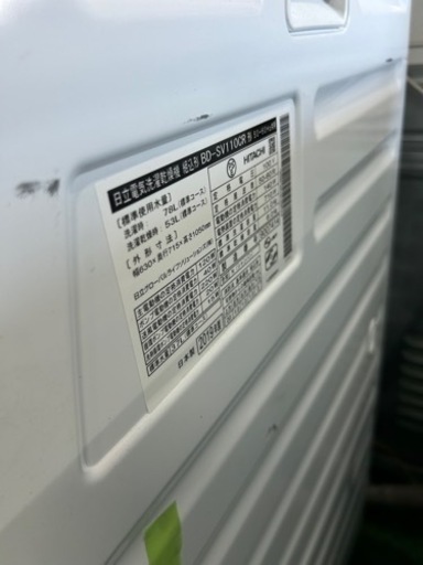 ご来店時、ガン×2お値引き‼️HITACHI(日立) 2019年製 11.0kg/6.0kg 洗濯機?
