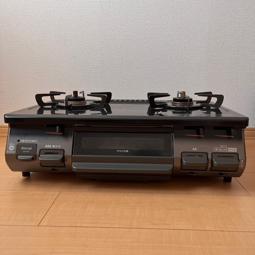 Rinnai都市ガス用ガスコンロ（型番: KG67BKL）中古品 引越し後未使用・引き取り優先
