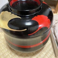 SALE！アンティーク　昭和　レトロ　アソベの漆器　お重箱？