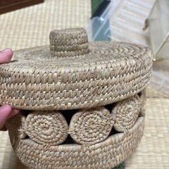 SALE！アンティーク　昭和　レトロ　あみあみかご
