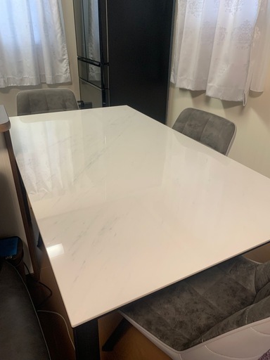 セラミック天板ダイニングテーブルセット