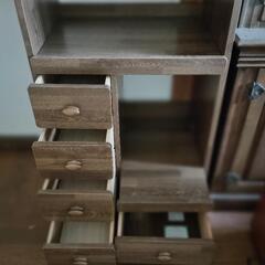 【無料】便利!!木製多機能食器棚の画像