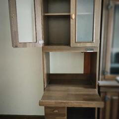 【無料】便利!!木製多機能食器棚の画像