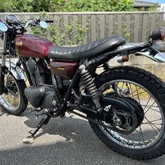 ⭐️250TRカスタム車⭐️チェーン・ハンドル・ミラー・プラグなど新品⭐️快調⭐️の画像