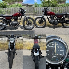 ⭐️250TRカスタム車⭐️チェーン・ハンドル・ミラー・プラグなど新品⭐️快調⭐️の画像