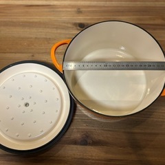 【お取引決定】お洒落なホーロー鍋【24cm】の画像