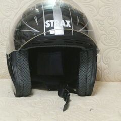 ■ジェット・ヘルメット-1■　STRAX　SJ-9　Mサイズ■き...