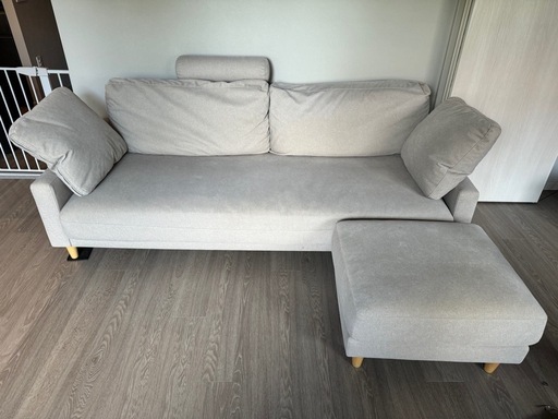 お値下げしました！bloccoソファ＋オットマン