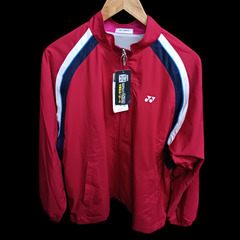 (未使用)YONEX ウォーミングアップウェア バックプリントあり