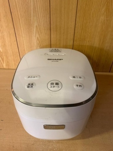シャープ ジャー炊飯器 KS-CF05B-W
