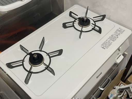 Rinnai ガスコンロ　プロパン　美品　購入1ヶ月未満
