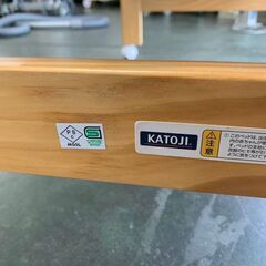 【ジモティ限定特価】 【KATOJI】 カトージ ベビーベッド ① 木製 N0335Gの画像