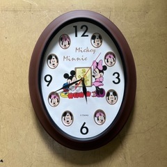 ミッキーの掛け時計