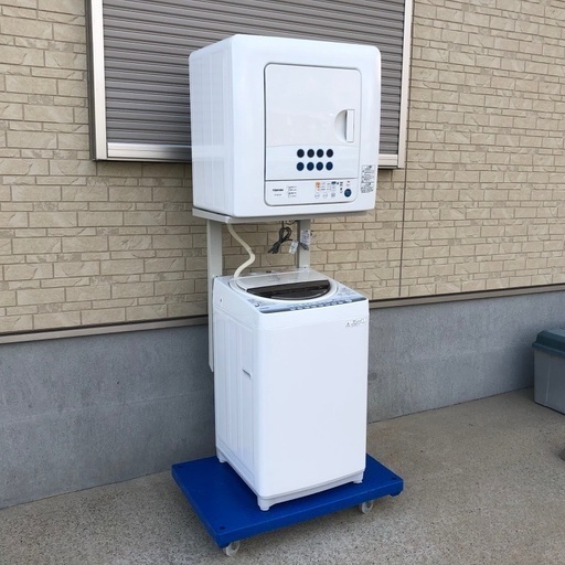 東芝 電気洗濯機6.0kg \u0026 電気衣類乾燥機6.0㎏ \u0026 専用スタンド