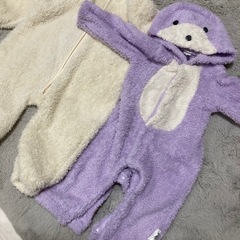 もこもこふわふわロンパース