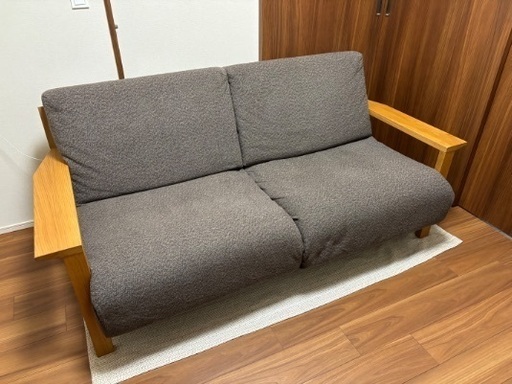 無印良品　ソファ　木製
