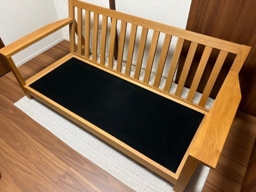 無印良品　ソファ　木製