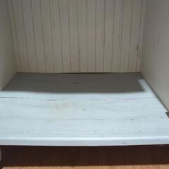 フレンチシャビー風チェスト　2点セットの画像