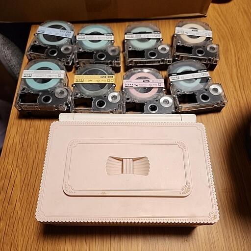 テプラ　テープ９種類付