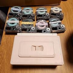 テプラ　テープ９種類付