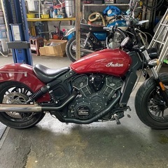 インディアンスカウト用　音量可変マフラーの画像