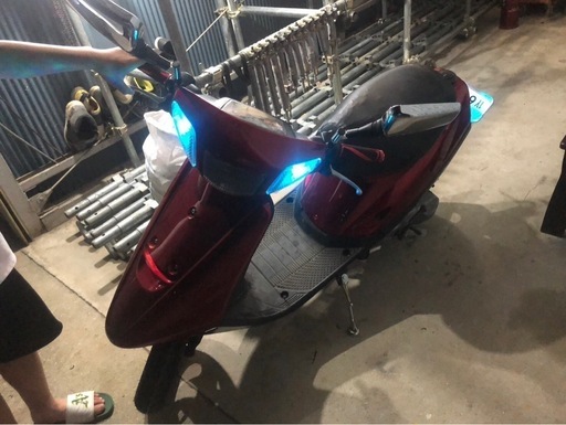 原付！メットインジョグです。