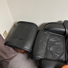 【取引中】本革1人掛けソファの画像
