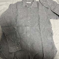 UNIQLO  ストライプリネン
シャツの画像