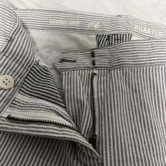 GAP ストライプコットンパンツの画像