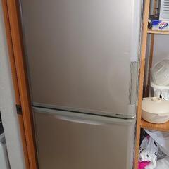 SHARP冷蔵庫350Lどっちもドアsj-w352c-n