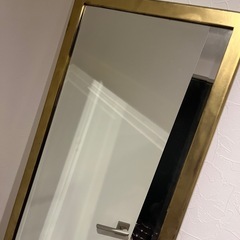 取引中　ゴールド塗装　　　全身鏡の画像