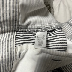 GAP ストライプコットンパンツの画像