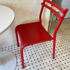 最終値下げ【29日までに引き取り可能な方】赤いイス