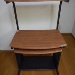 LOAS パソコンラック キャスター付 幅75cm×奥行55cm...