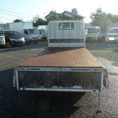 H.19年 日野 デュトロ 4.0 全低床 ディーゼル 2t平 ホワイト　オートマ　ETC　荷台鉄板　ドアバイザー　ABS  エアバッグ　エアコン　パワステ　車検R7/6　　16974の画像