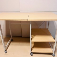 たためるデスク　W107×D55×H70cm