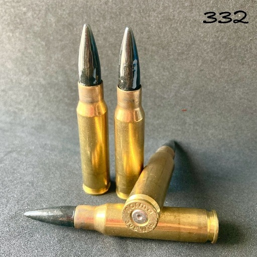 ダミーカート　308 WIN　4本