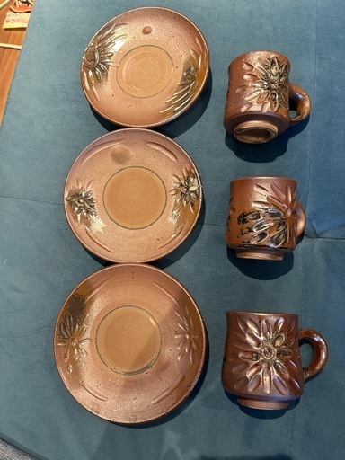 新品未使用　コーヒーカップ&ソーサー3脚セット