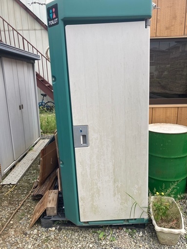 仮設トイレ　和式　水洗　美品　取りに来てくれる方限定で